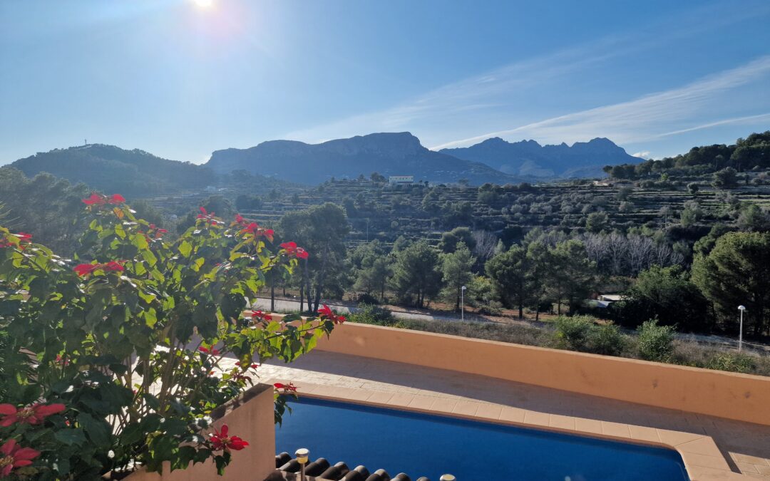 Duplexwoning met prachtig uitzicht op de bergen