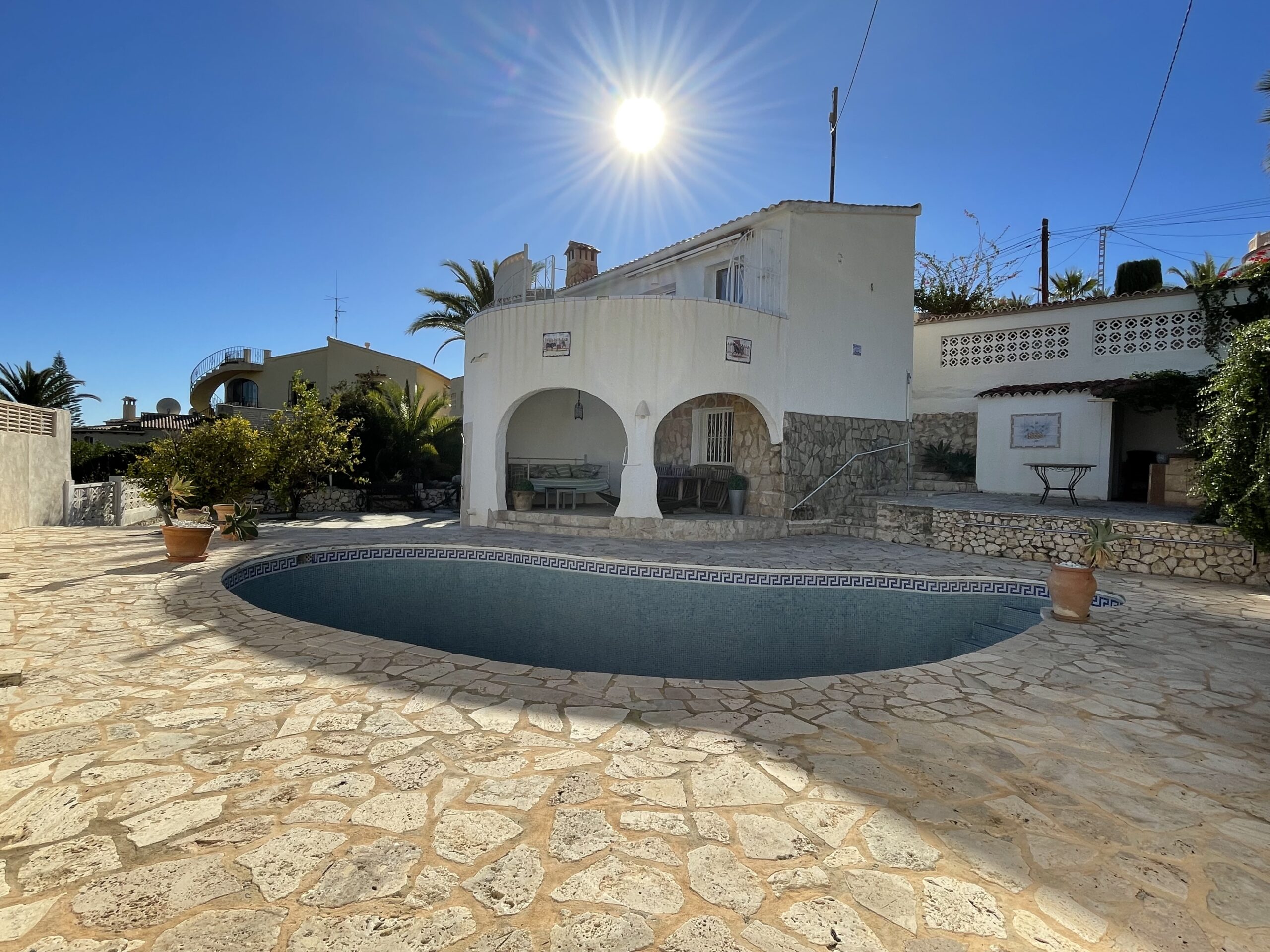 Villa close to the Puerto Blanco and the centre of Calpe